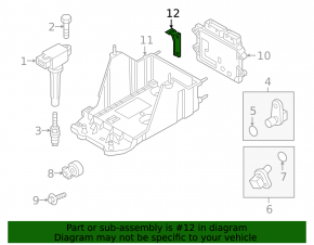 Mazda CX-50 23-25 2.5 Engine Computer ECU Bracket