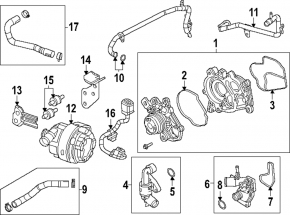 Mazda CX-90 24-26 PHEV Auxiliary Cooling Pump