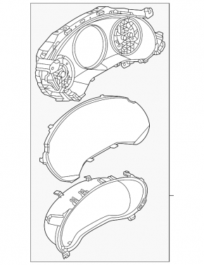 Mazda CX-50 23-24 2.5T Instrument Cluster