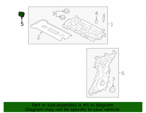 Lincoln MKZ 17-20.0T Oil Filler Cap