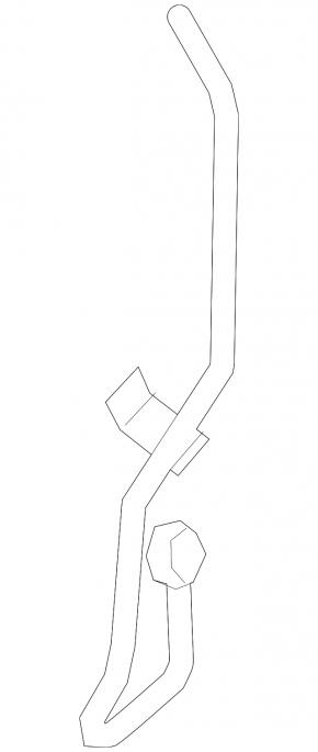 Turbine Cooling Pipe Assembly Left Infiniti Q50 17-20 3.0T Feed