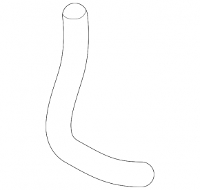 Lower cooling hose for Honda CRZ 11-16