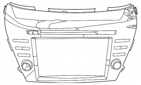 Nissan Murano z52 19-20 Monitor