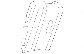 Front panel air duct deflector center left Volvo XC40 19-25