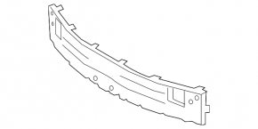 Front Bumper Baffle Mount for Toyota C-HR 18-19 Japan Built