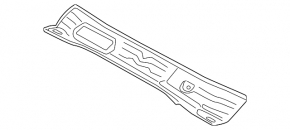 Windscreen wiper grille tray metal Audi A3 8V 15-20 4d