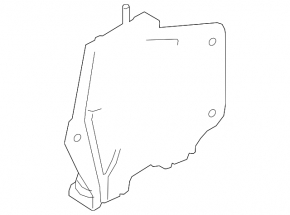 Bracket for air conditioning cooler BMW 5 G30 17-23 530e hybrid, type 1