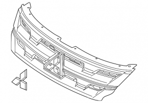 Mitsubishi Outlander Sport ASX 20-26 grille
