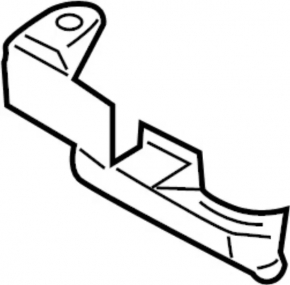 Rear left mudguard for Infiniti FX35 QX70 09-17