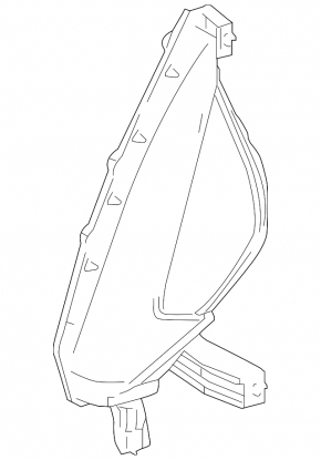 Rear bumper light left Toyota Prius 50 Prime 17-22