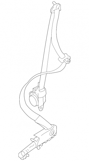 Nissan Versa 1.8 10-12 Driver's Seat Belt