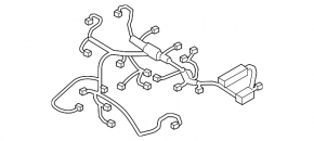 16-17 Hyundai Sonata Hybrid Engine Wiring (USA)