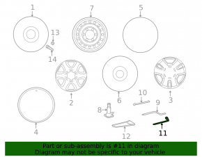 Wheel spanner Toyota Prius 20 04-09