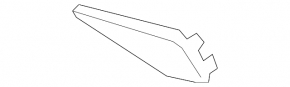 Reflector rear right Hyundai Sonata 11-15 hybrid TYC