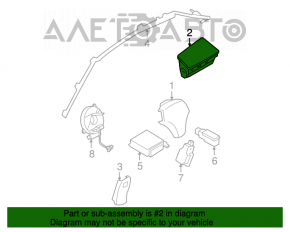 Mazda3 2003-2008 HB passenger dashboard airbag