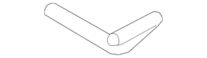 Upper cooling pipe with tee Lincoln MKZ 13-20 hybrid
