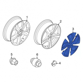 Wheel cap R19 Ford Mustang Mach-E 21-26