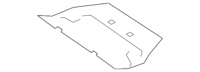 Front engine guard for Porsche Cayenne 19-26 2.9T, 3.0T, 4.0T