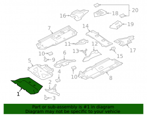 Front engine guard for Porsche Cayenne 19-26 2.9T, 3.0T, 4.0T