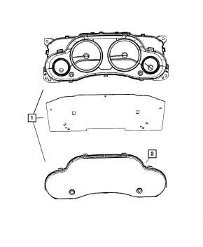 Radio tape recorder Dodge Journey 11-13