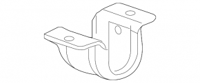 Rear stabilizer bar mounting bracket right Cadillac ATS 13-19