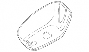 Right side mirror cover for VW Atlas 18-25 (lower) without camera
