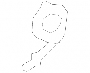 Tow Hook Plug Rear Bumper Audi A6 C7 16-18 Rest