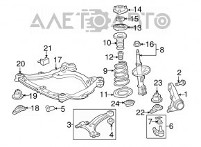 Front subframe for Toyota Avalon 13-18