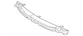 Front Bumper Lower Absorber for Toyota Corolla 2023 Hybrid, L, LE, XLE, US Built