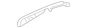 Wing seal hood-wing right Toyota Camry v40
