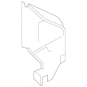 Mirror cover inner left VW Jetta 11-18 USA