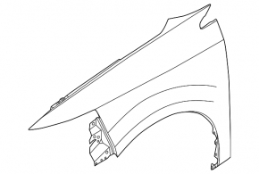 Front left fender Nissan Murano z53 25-26