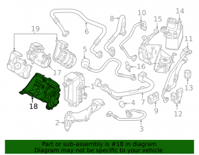 BMW i4 22-26 air conditioning compressor bracket