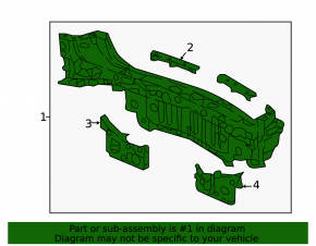 Rear panel Honda CRV 17-22