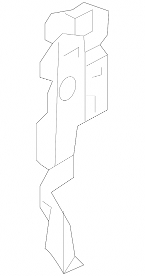 Right radiator deflector for Honda Civic X FC 16-18 1.5T