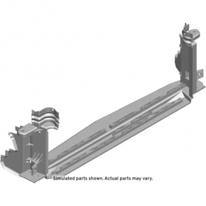 Chevrolet Volt 16 lower radiator deflector - broken mount