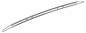 Right roof rail for Chevrolet Equinox EV 24-26