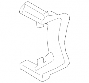 Rear left caliper bracket for Audi A3 8V 15-20, 272/10mm, AWD
