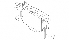Radar cruise control for the 17-19 Hyundai Ioniq with bracket