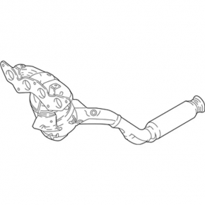 Exhaust manifold with catalytic converter for Ford Ecosport 18-22 2.0