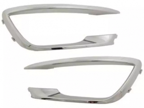 Front bumper molding left Lincoln MKZ 17- chrome,