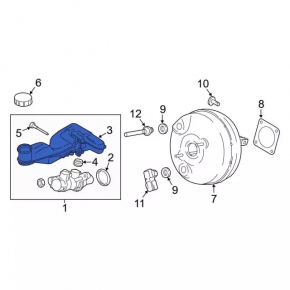 Lincoln Nautilus 19-23 GTZ reservoir with lid
