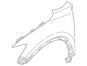 Front left fender Mazda CX-5 13-16