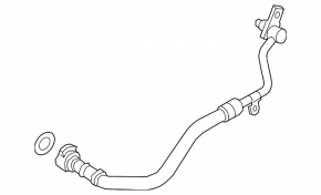 Automatic transmission cooling pipes for the Porsche Cayenne 19-26 3.0T