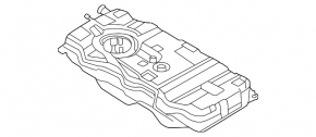 Fuel tank BMW 3 G20 21-25 plug-in