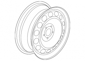 Wheel disk iron R16 VW Jetta 19-21