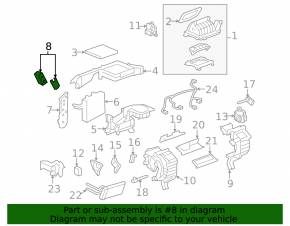 GMC Terrain 10-17 Air Conditioner Heater Valve