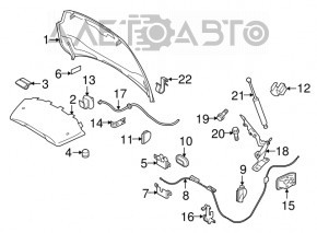 Hood Lock Volvo XC60 10-17
