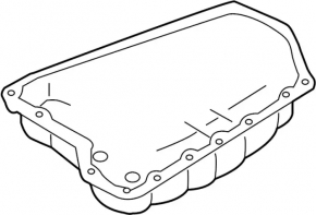 Nissan Murano z52 15-24 AWD automatic transmission oil pan without plug