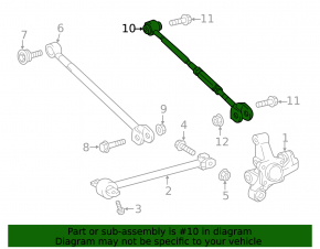 Rear left camber arm Toyota Avalon 13-18 rusty